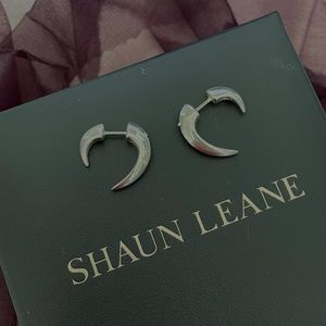 Shaun Leane Silver Talon Earrings - Faux Gauge